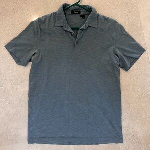 Men's Theory Blue Grey Polo
